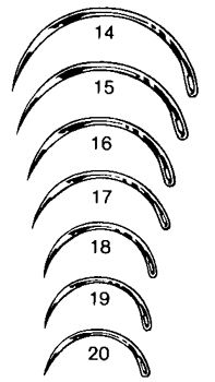 Suture Needles 15 Regular 1/2