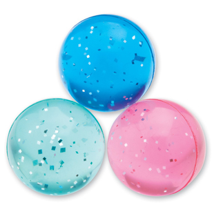 Pastel Glitter Bouncing Balls