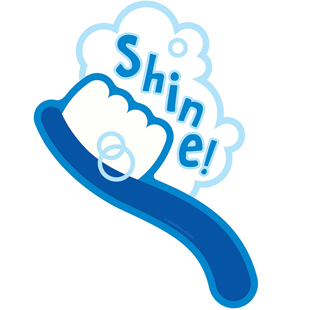 Shine Toothbrush Wall Cling