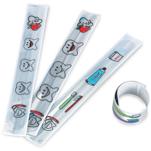 Happy Tooth Slap Bracelets