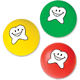 Happy Tooth Stress Balls