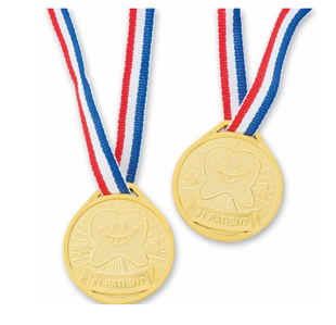 Happy Tooth Medals 1.5" Dia
