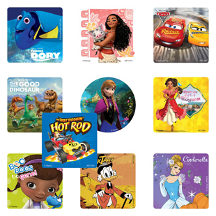 Disney Stickers Sampler