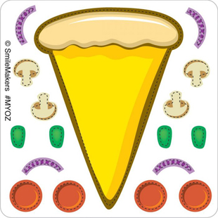 Make Your Own Pizza Stickers
