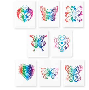 Glitter Temporary Tattoos