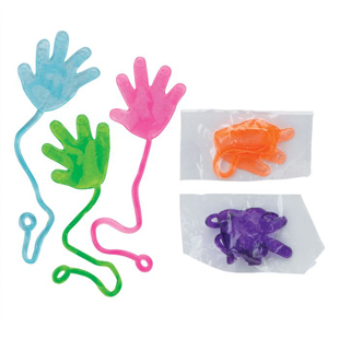 Glitter Sticky Hands Assorted