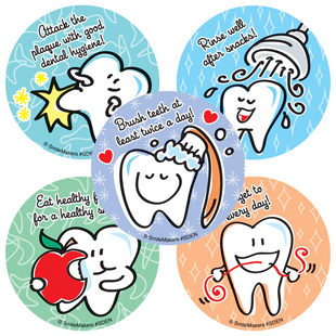 Simple Dental Stickers 5