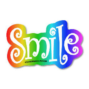 Rainbow Smile Stickers 2.5"