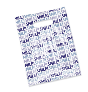 Smile! Scatter Print Bags
