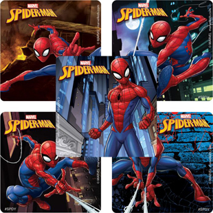 Spider-Man Stickers 5 Designs