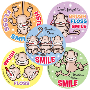 Brush Floss Smile Monkeys