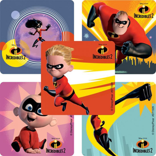 Incredibles 2 Movie Stickers