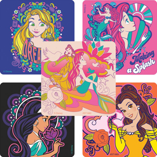 Disney Princess Stained Glass