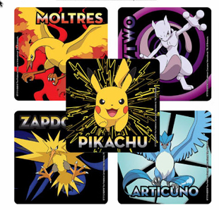 Pokemon Legendary Stickers