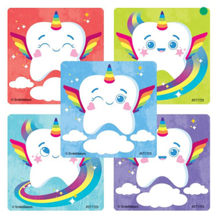 Toothicorn Stickers 5 Designs