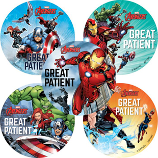 Avengers Patient Stickers