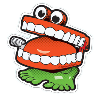 Wind Up Chatter Teeth Shaped