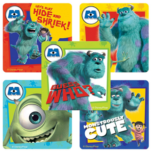 Monsters Inc Stickers