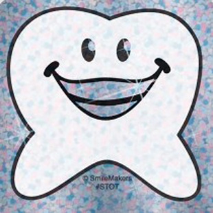 Happy Tooth Shaped Sparkle