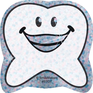Happy Tooth Shaped Sparkle