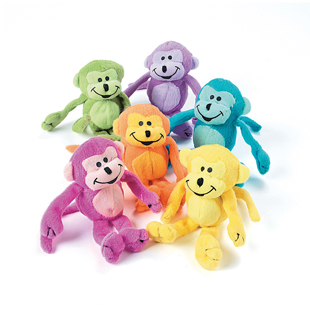 Plush Neon Monkey Assorted