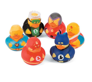 Superhero Rubber Ducks