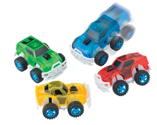 Mighty Pullback Racers Plastic
