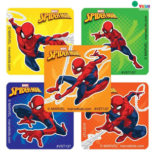 Spider-Man Value Stickers