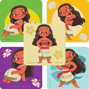 Moana Value Stickers