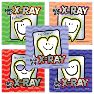 Dental X-Ray Foil Stickers