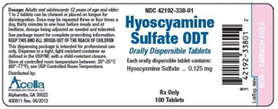 Hyoscyamine Sulfate ODT