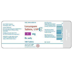 Lorazepam Tablets USP