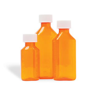 Amber Oval Bottles 2oz