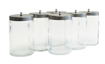 Glass Sundry Jars with Cover