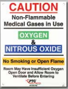 Nitrous Oxide Warning Sign