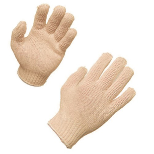 String Knit Gloves Natural