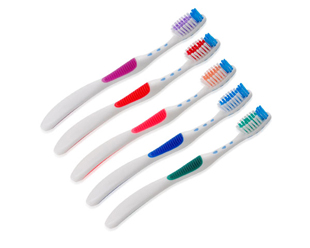 Rubber Grip Toothbrush with