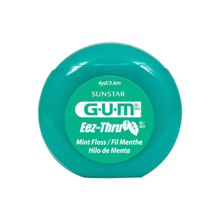 GUM Eez-Thru Mint Floss 4yds