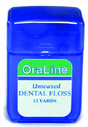 Dental Floss Unwaxed 12yd