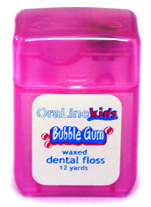 Dental Floss Bubble Gum Waxed