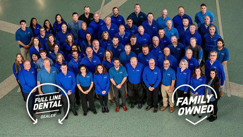DHP dental supply dealer employees family owned