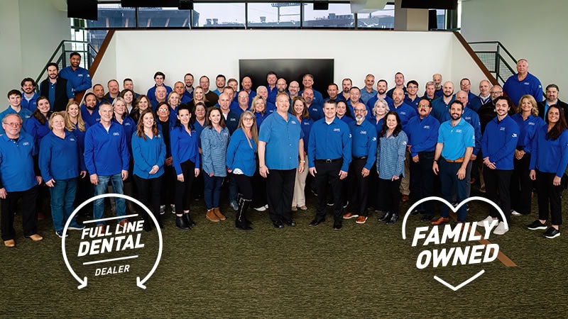 DHP dental supply dealer employees family owned