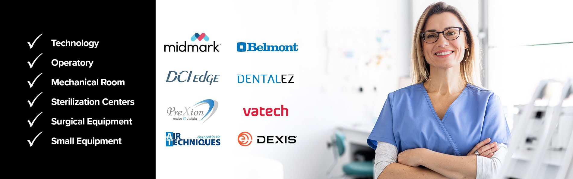 dental equipment technology service repair CBCT pan operatory sterilization surgical intramural