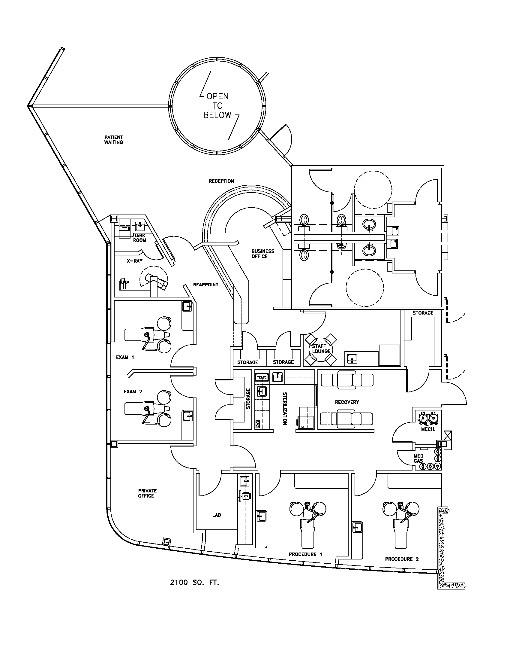 Oral Surgery Practice Floor Plans | DHP Surgical